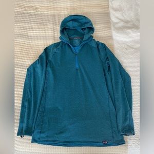 Patagonia Capilene Thermal Weight Hoody - Balkan Blue - Men’s Medium